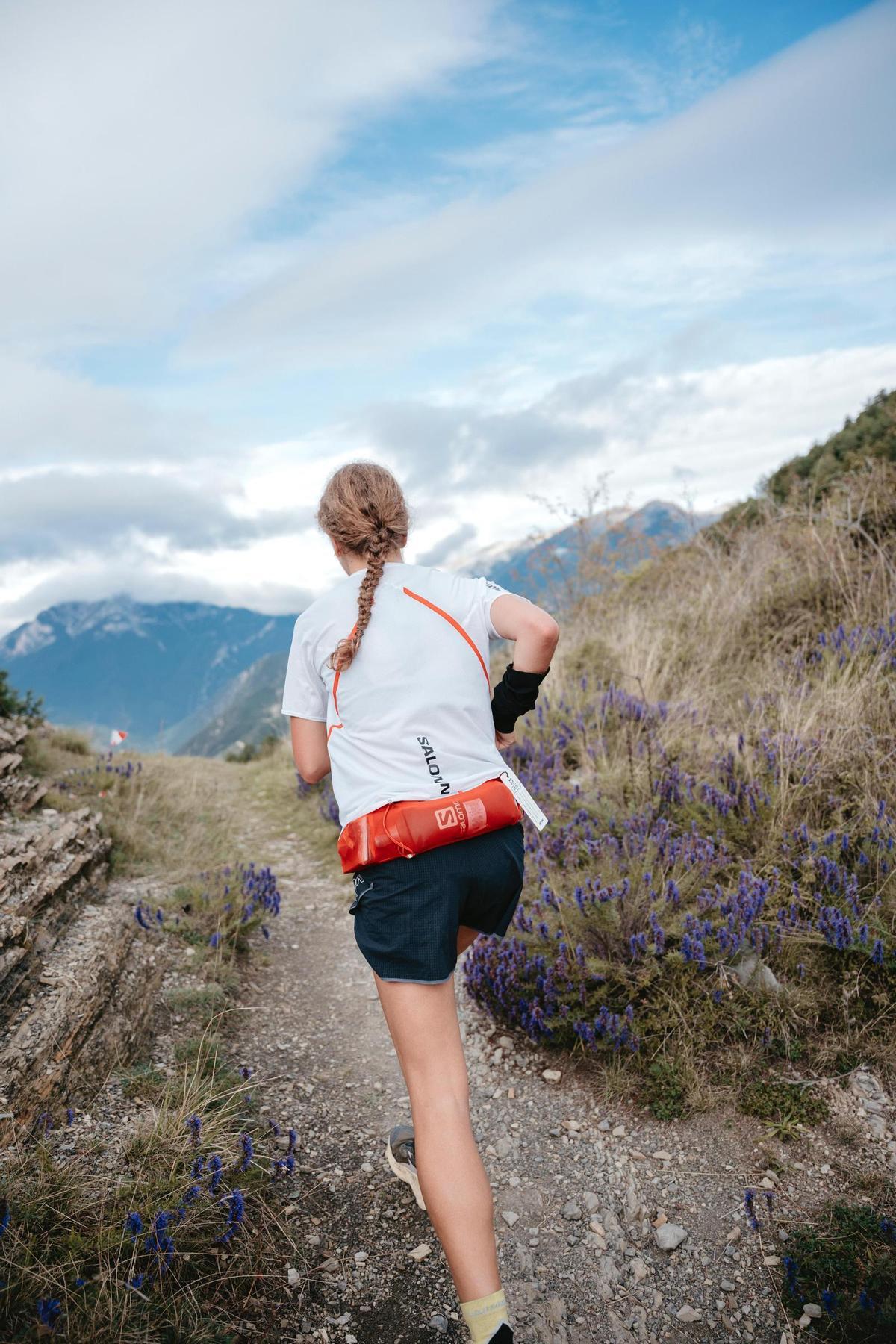 Núria, durante uno de sus entrenamientos