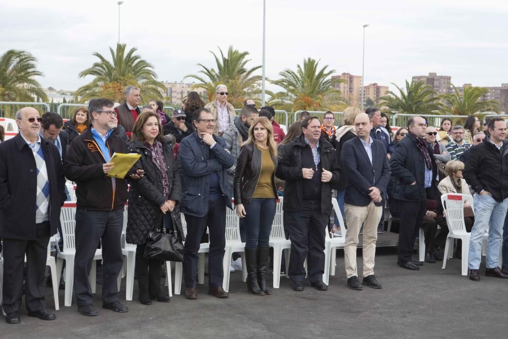 Inauguración del nuevo campo de fútbol del colegio Salesianos