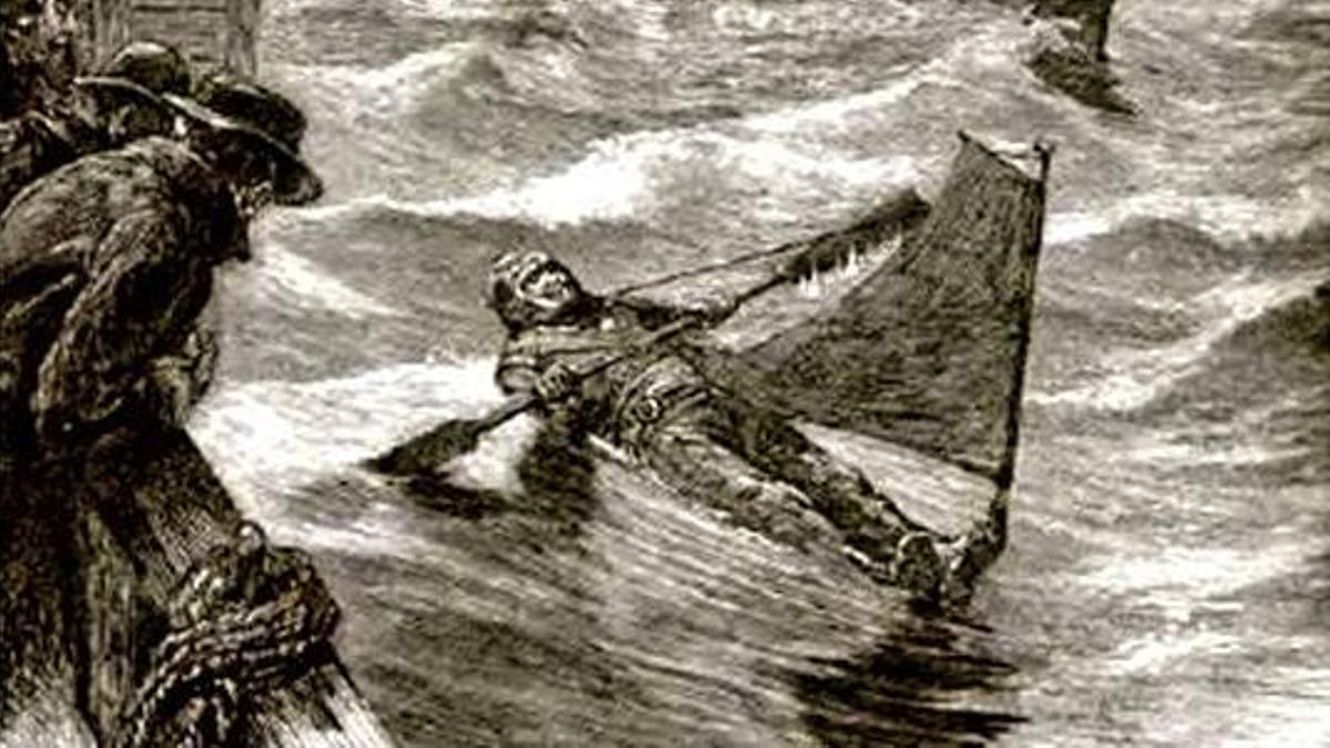 El ‘hombre rana’ que cruzó Extremadura flotando por el Tajo hace 150 años