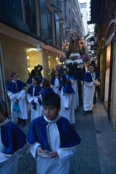 La procesión de la Virgen del Olvido marcha desde San Bartolomé