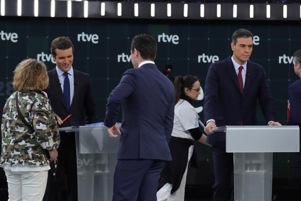 Debate a cuatro entre los principales líderes ...