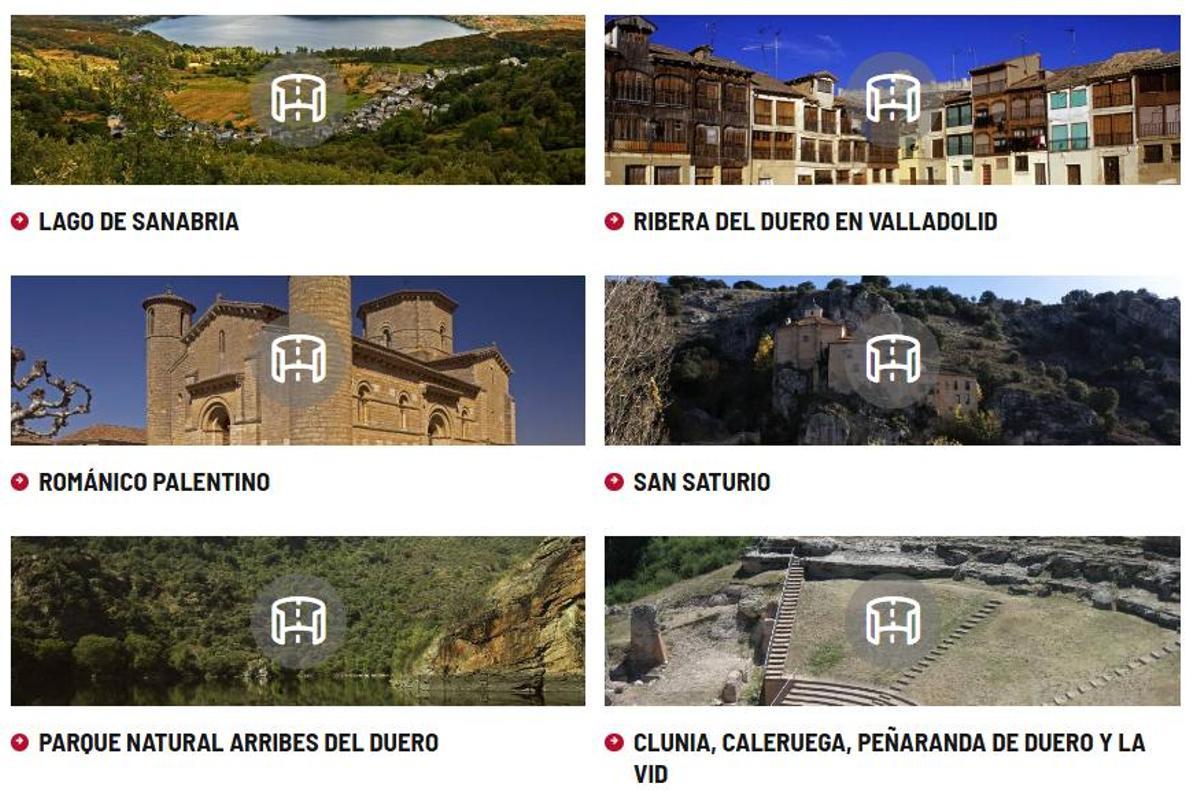 Algunas de las visitas panorámicas.