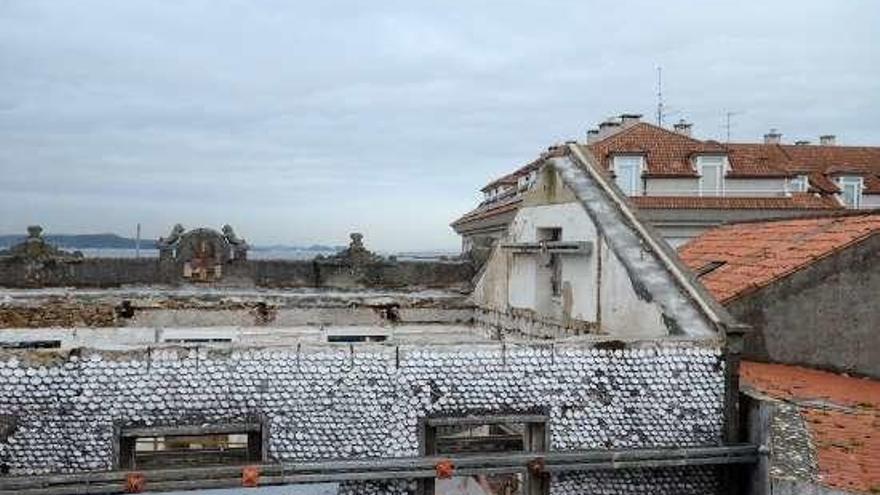 La obra de las casas modernistas avanza a buen ritmo. // N. P.