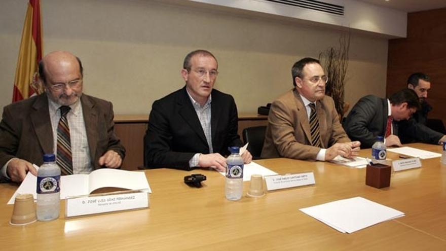 José Luis Díaz, José Emilio Santiago, Delfín Fernández, Antonio Regueiro, Carlos Eirea.