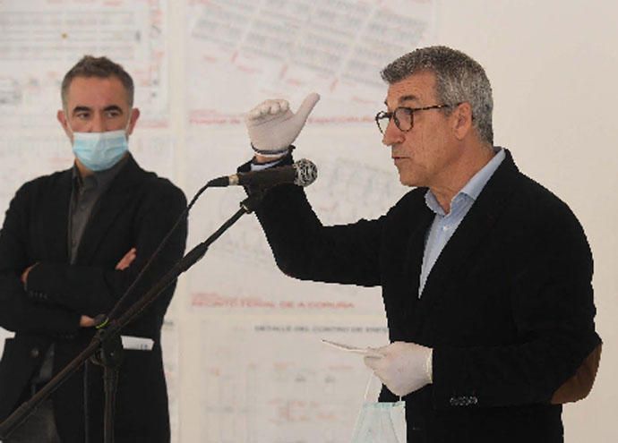 Presentación del hospital de campaña en Expocoruña