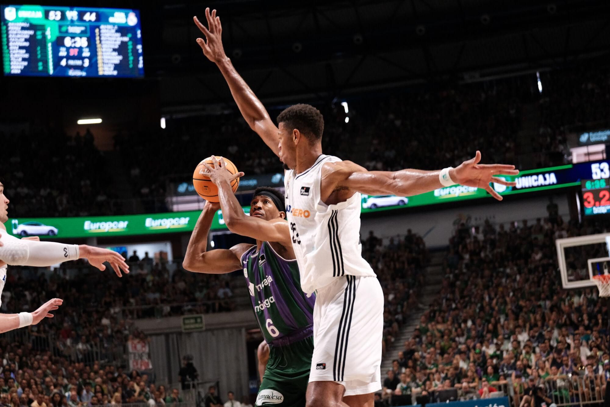 Tercer partido de semifinales de la ACB: Unicaja-Real Madrid