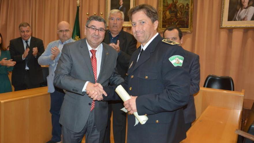 Moreno Ferrer, el día de la vuelta de Montoya como jefe de Policía.