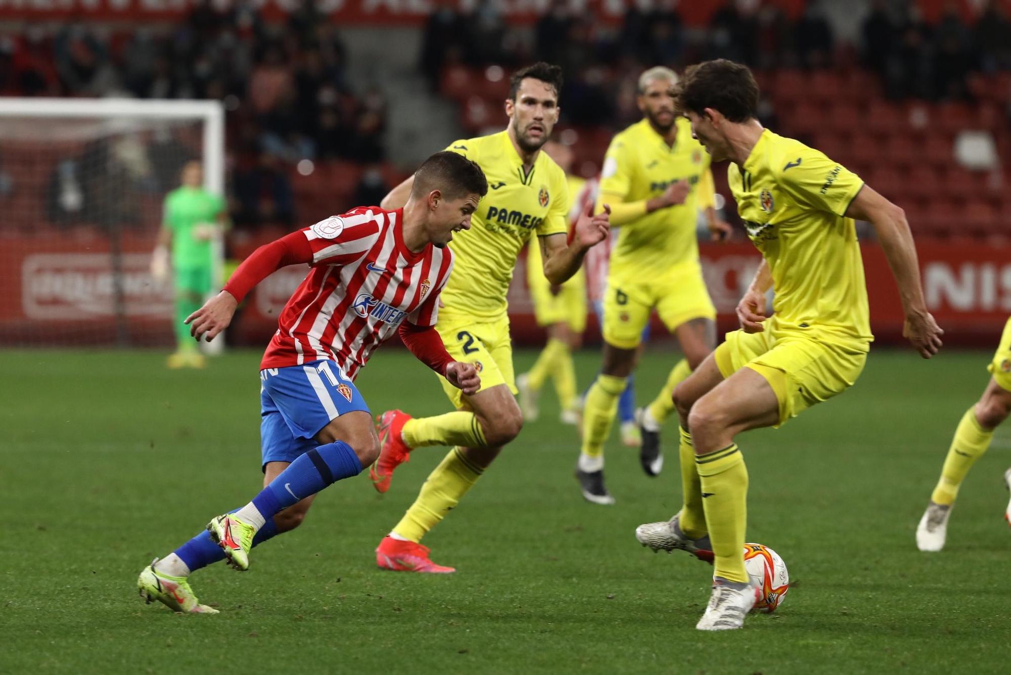 En imágenes: así ha sido la victoria del Sporting ante el Villarreal