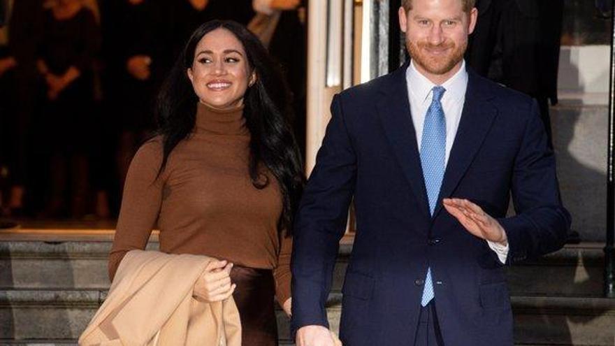 Enrique y Meghan reaparecen en público tras romper con la realeza