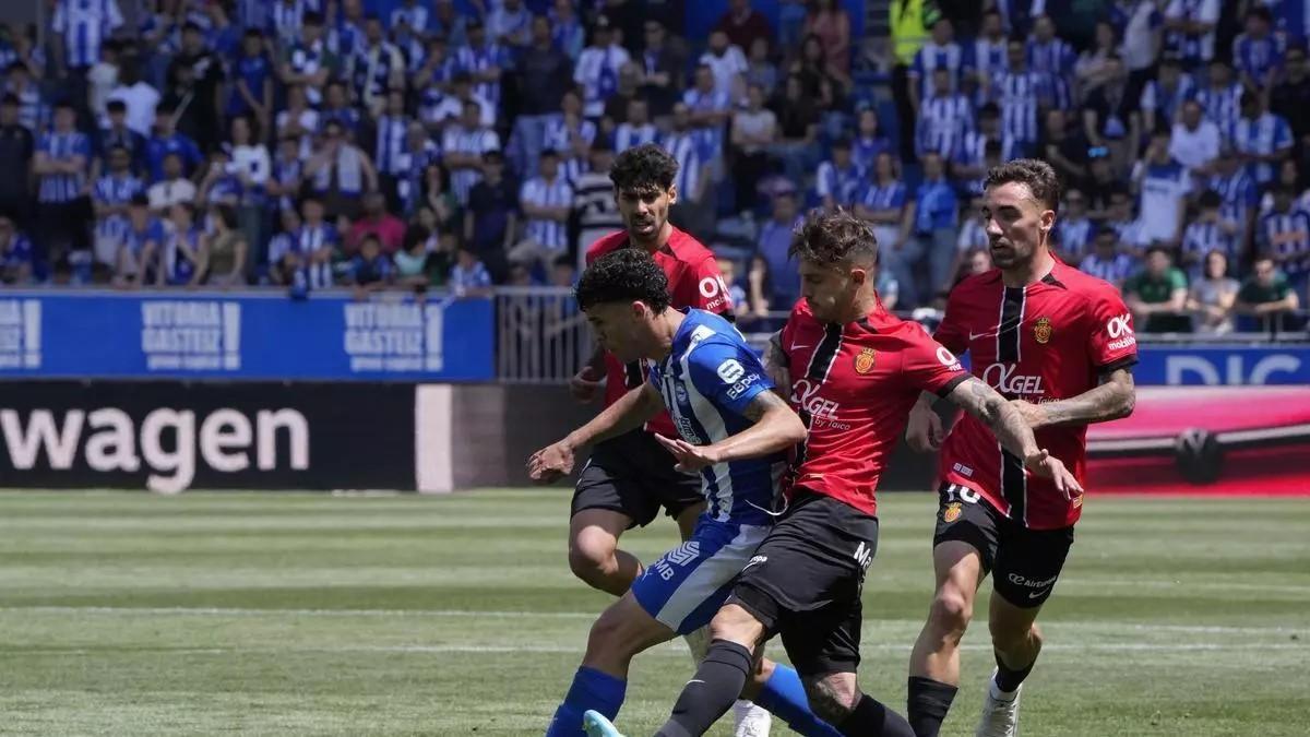 Für Real Mallorca hat es bei Alavés nicht zum Sieg gereicht.