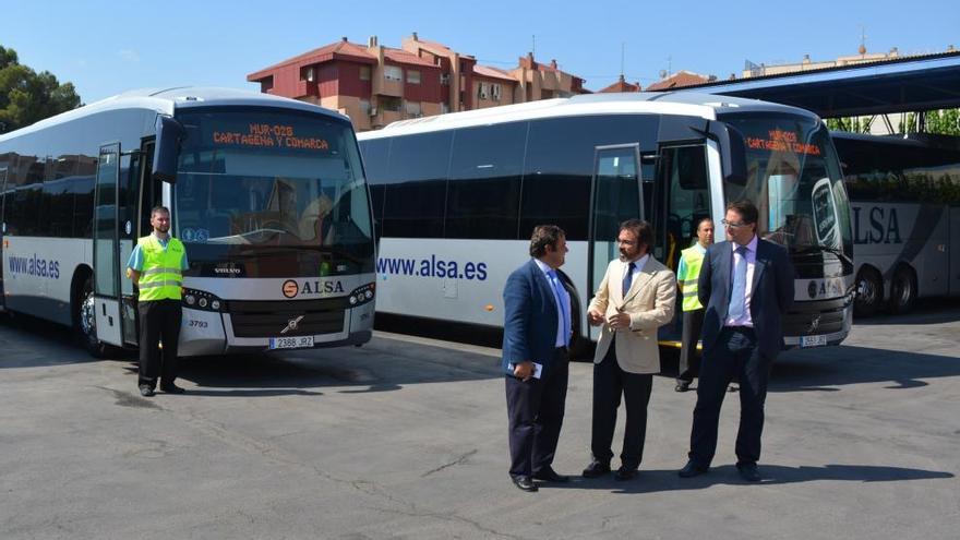 Presentación de los nuevos autobuses de ALSA
