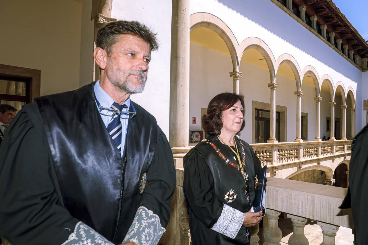 Imágenes de la toma de posesión del nuevo fiscal superior de Baleares, Adrián Salazar