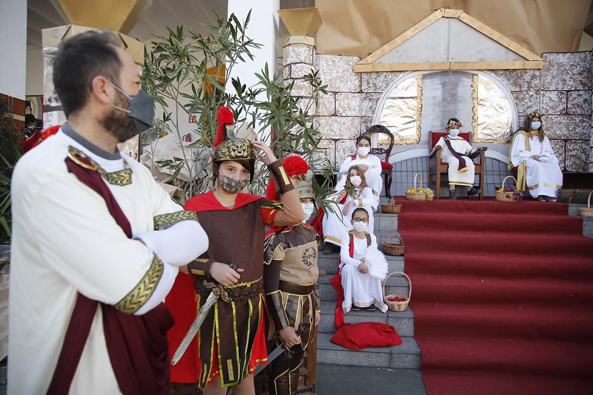 Belén viviente del colegio Salesianos de Córdoba