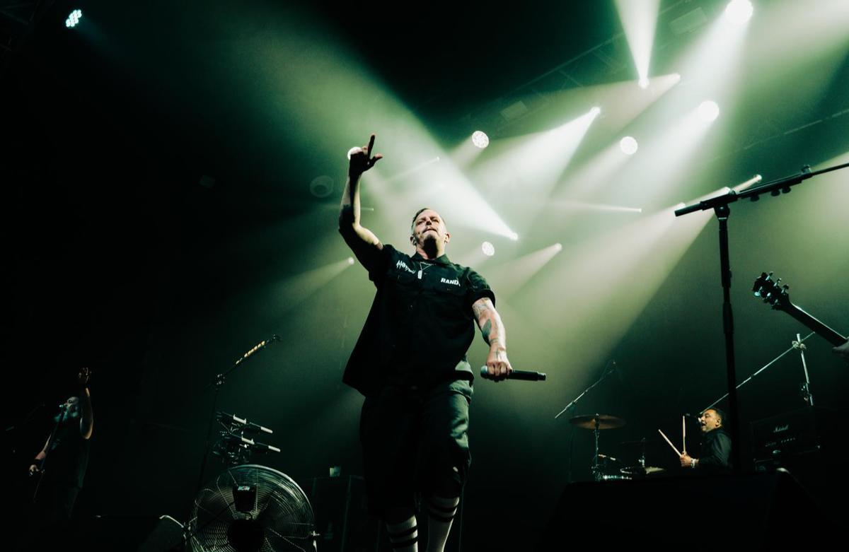 La banda mexicana Molotov durante uno de sus conciertos.