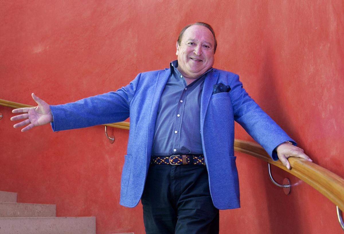 Fernando Esteso en una fotografía de archivo cuando recibió el Premio Simón de Honor de la Academia del Cine Aragonés.