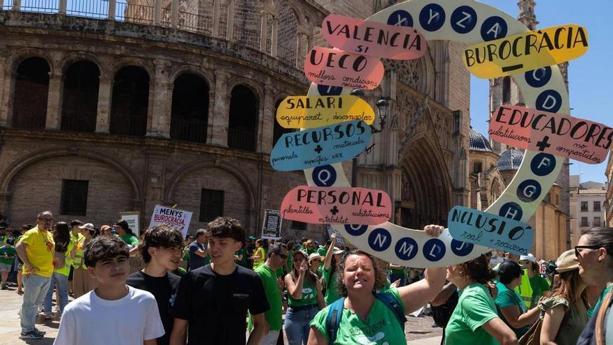 gina a Puig no negociando con los docentes?