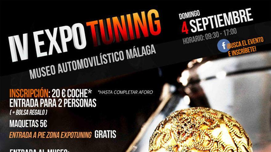Detalle del cartel de la muestra Expo Tuning.