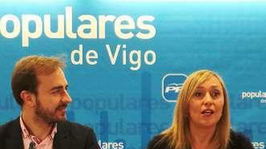 Javier Dorado y Elena Muñoz.