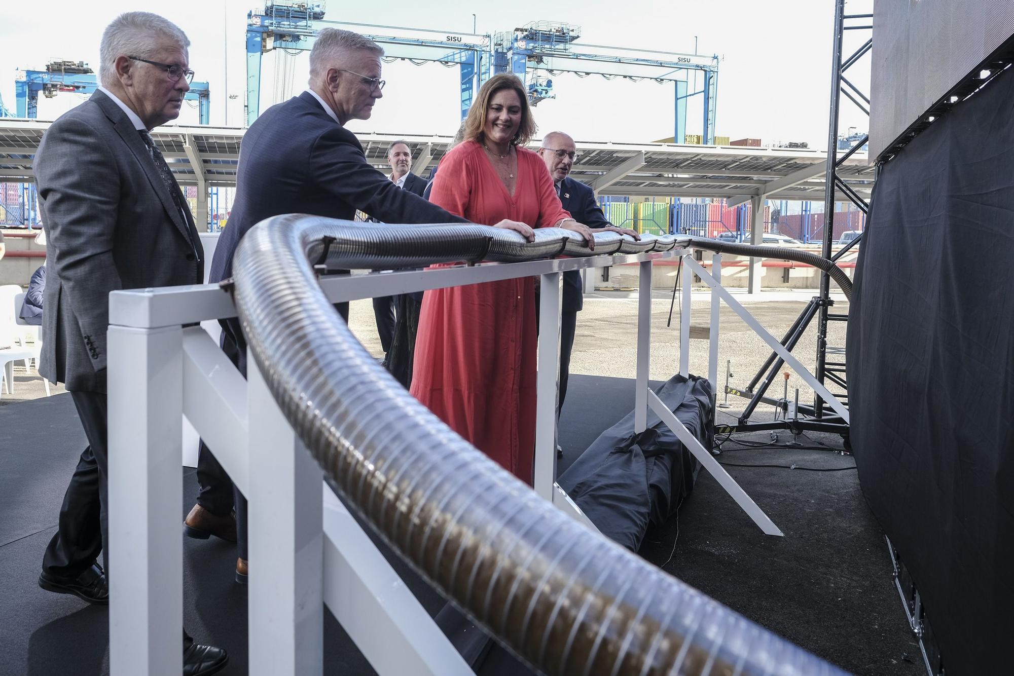 Inauguración de la planta de la empresa Stormalda en el Puerto de Las Palmas