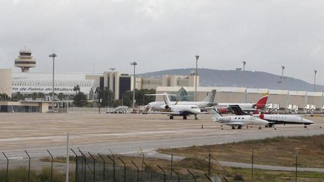 Una imagen del aeropuerto de Palma.