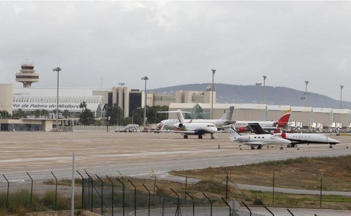 Una imagen del aeropuerto de Palma.
