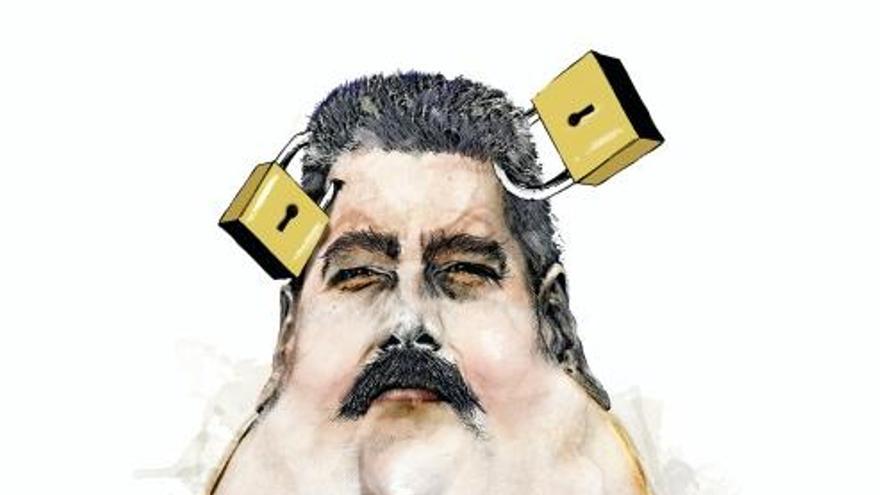 Ilustración de Nicolás Maduro realizada por Montecruz.
