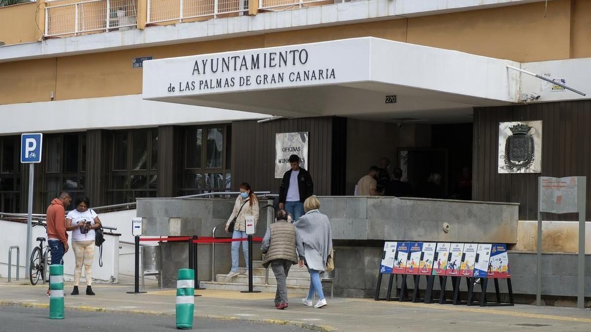 Las oficinas municipales del Ayuntamiento de Las Palmas de Gran Canaria, en una imagen de archivo