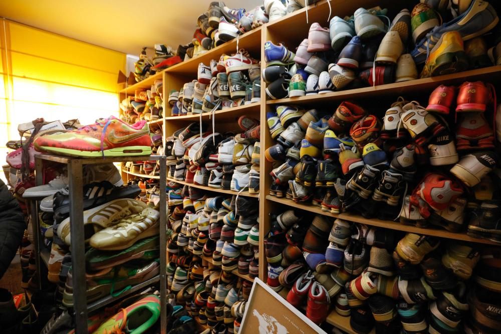 La colección de zapatillas Nike de Joan Tur, de Discos Delta