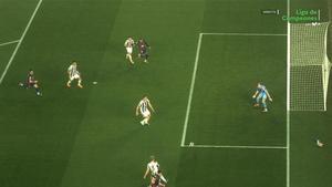 El penalti de Trippier a Raphinha