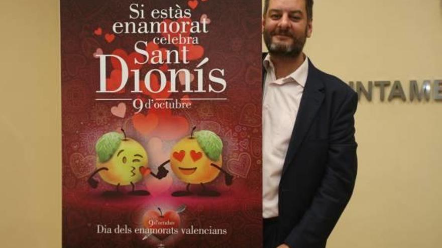 La concejalía de Comercio impulsa Sant Donís con un cartel «inclusivo» que empareja peras con manzanas