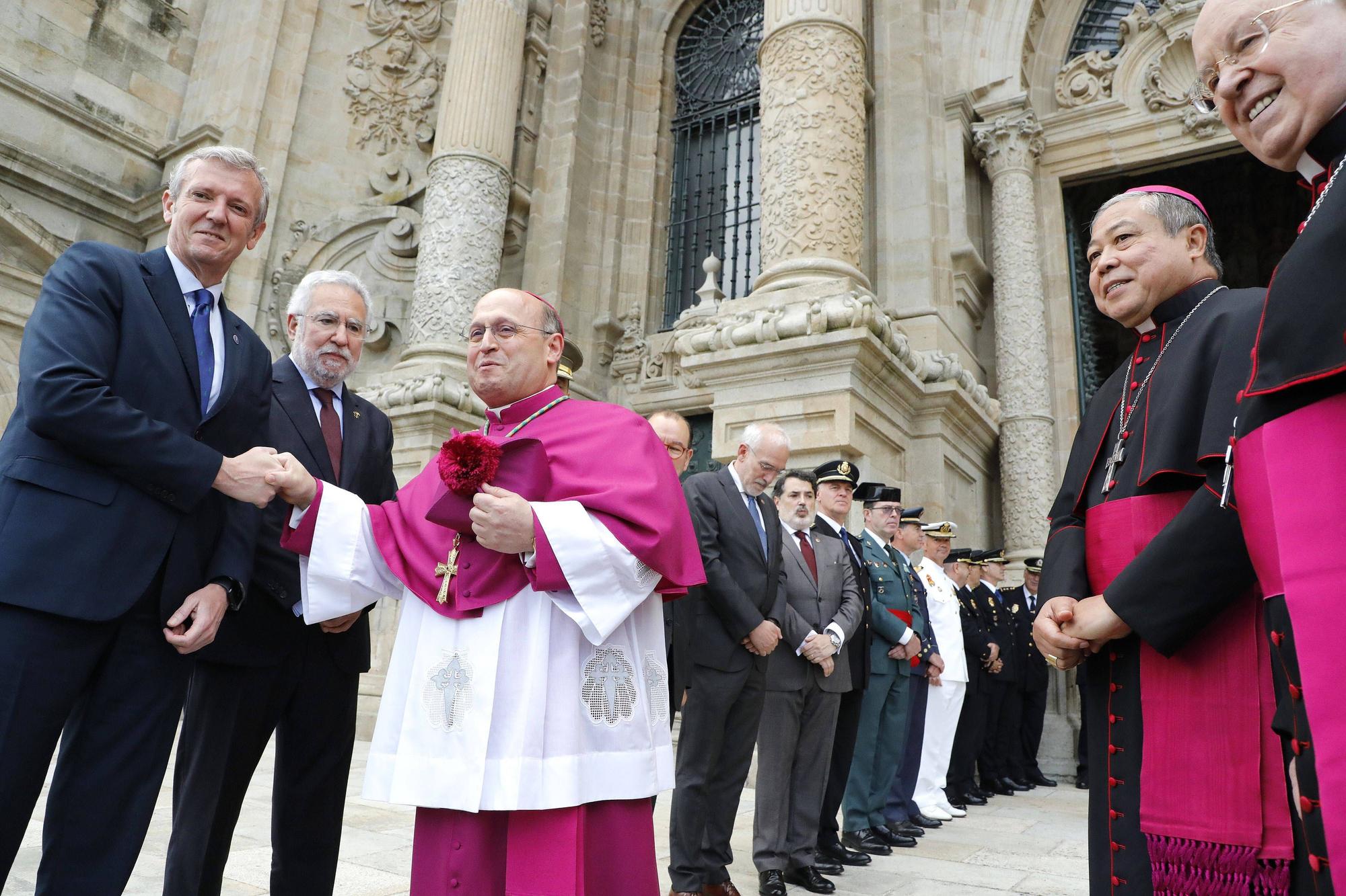 Ceremonia de toma de posesión del nuevo arzobispo de Santiago, monseñor Prieto