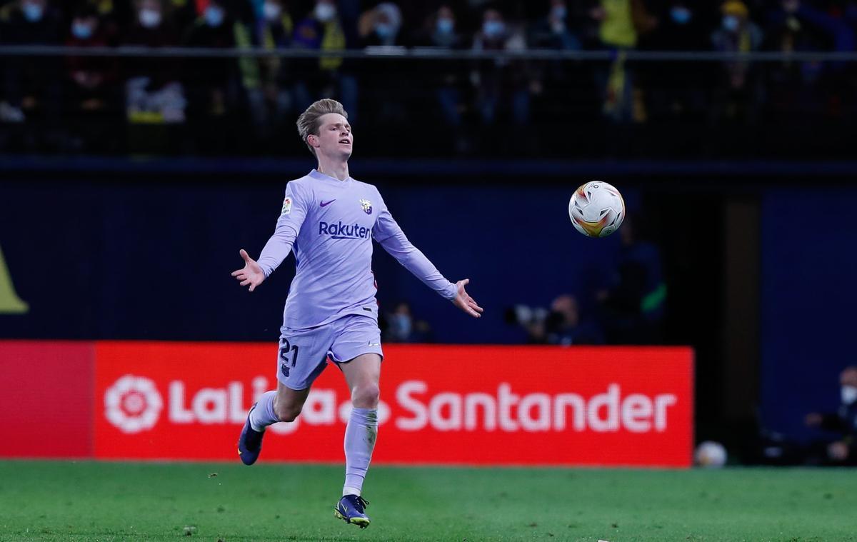 Frenkie en el partido ante el Mallorca