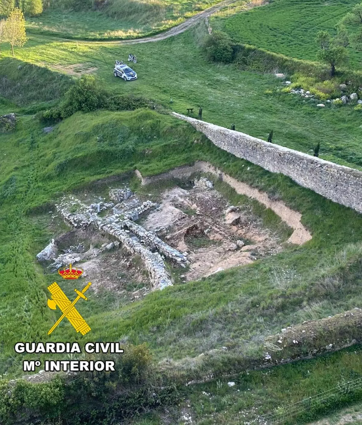 Investigan a dos "piteros" por realizar prospecciones arqueológicas sin autorización en Burgos