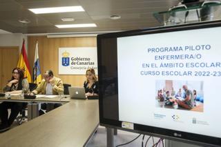 Canarias estrena la enfermería escolar en 60 colegios de las Islas