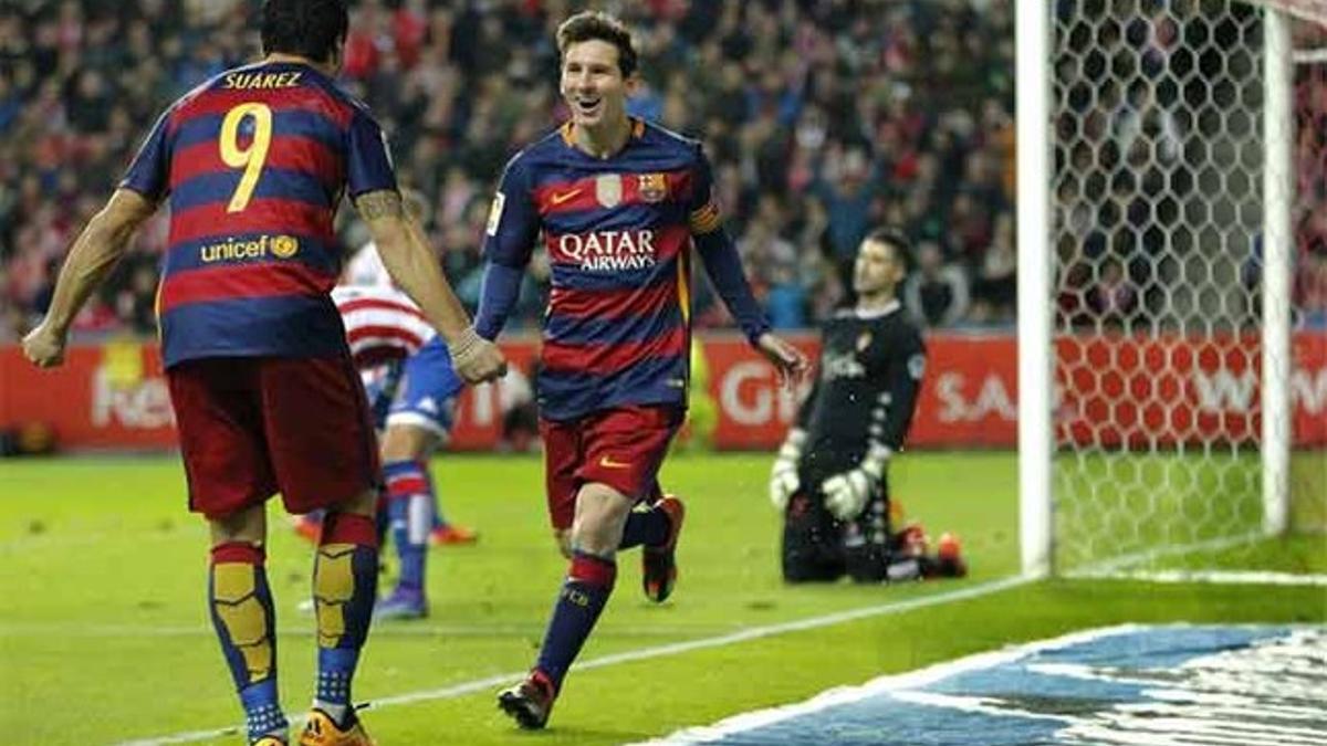 Suárez y Messi forman la dupla más goleadora de Europa