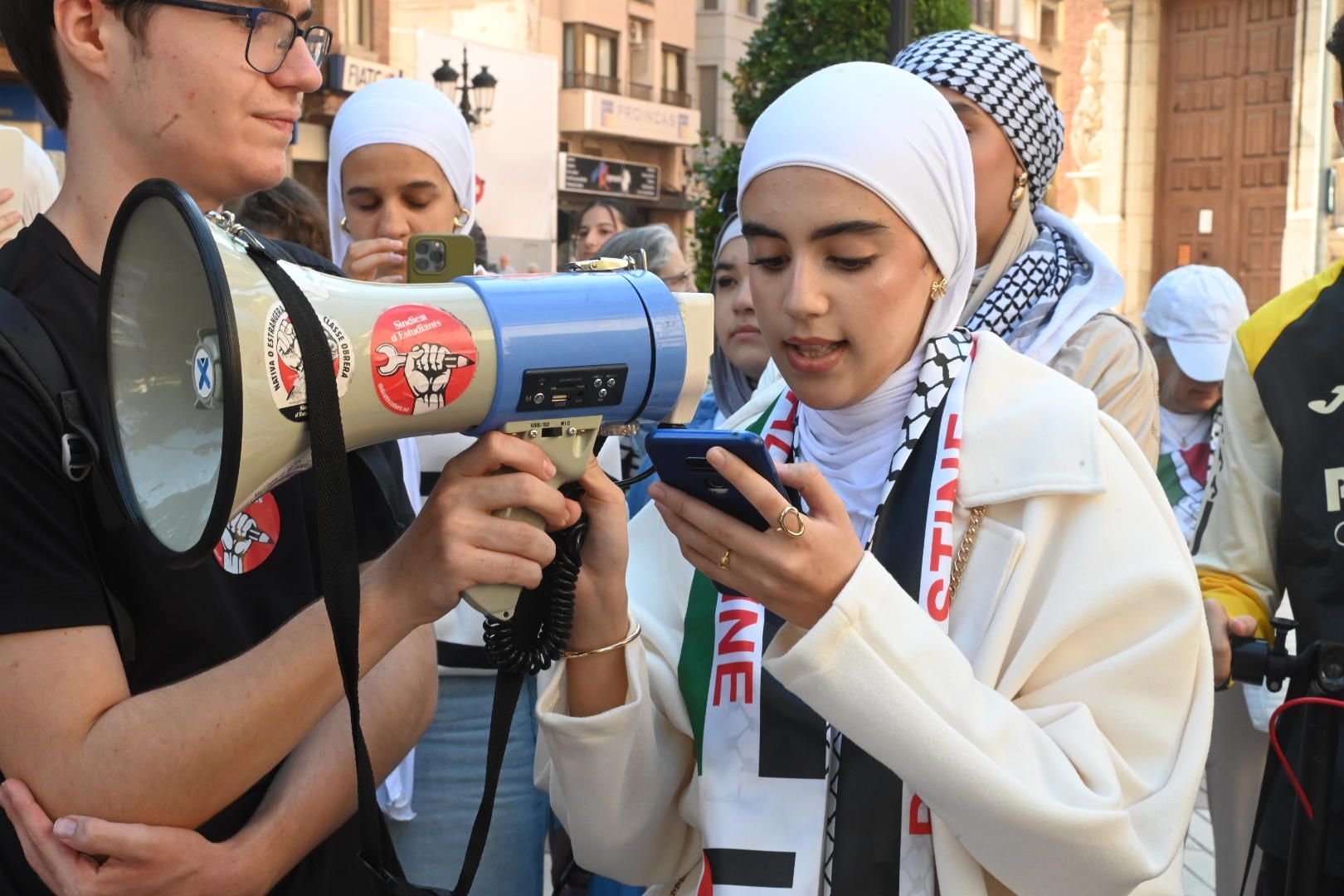 Galería de imágenes: Estudiantes de Castellón en protesta por Palestina