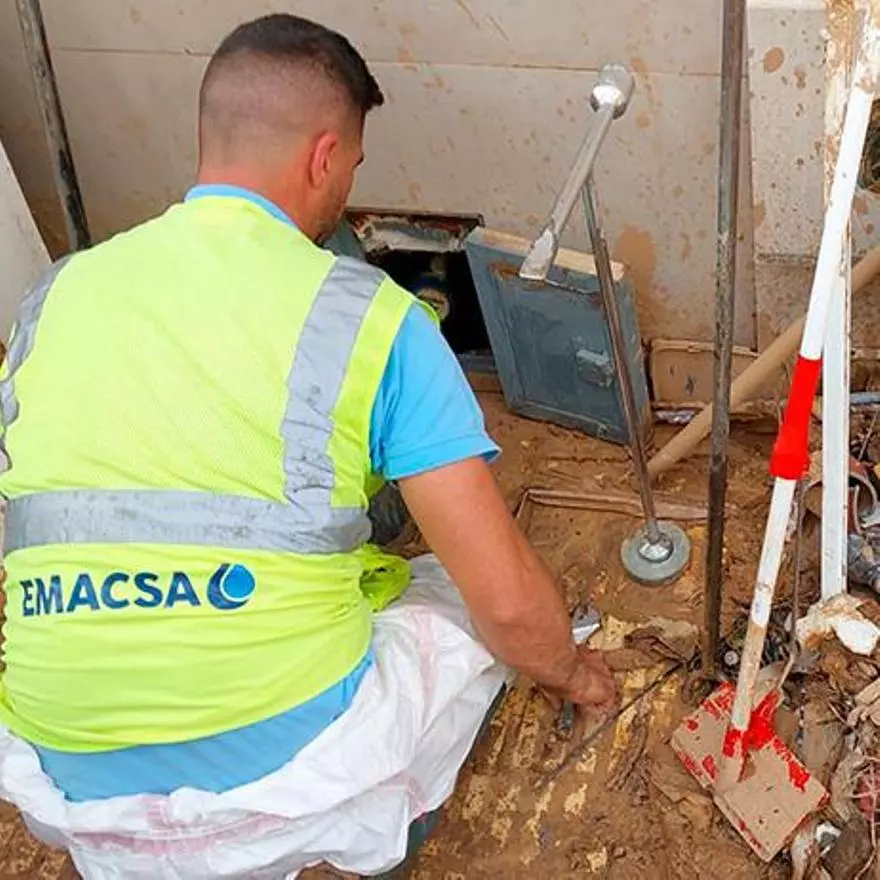 Emacsa y los voluntarios de la DANA