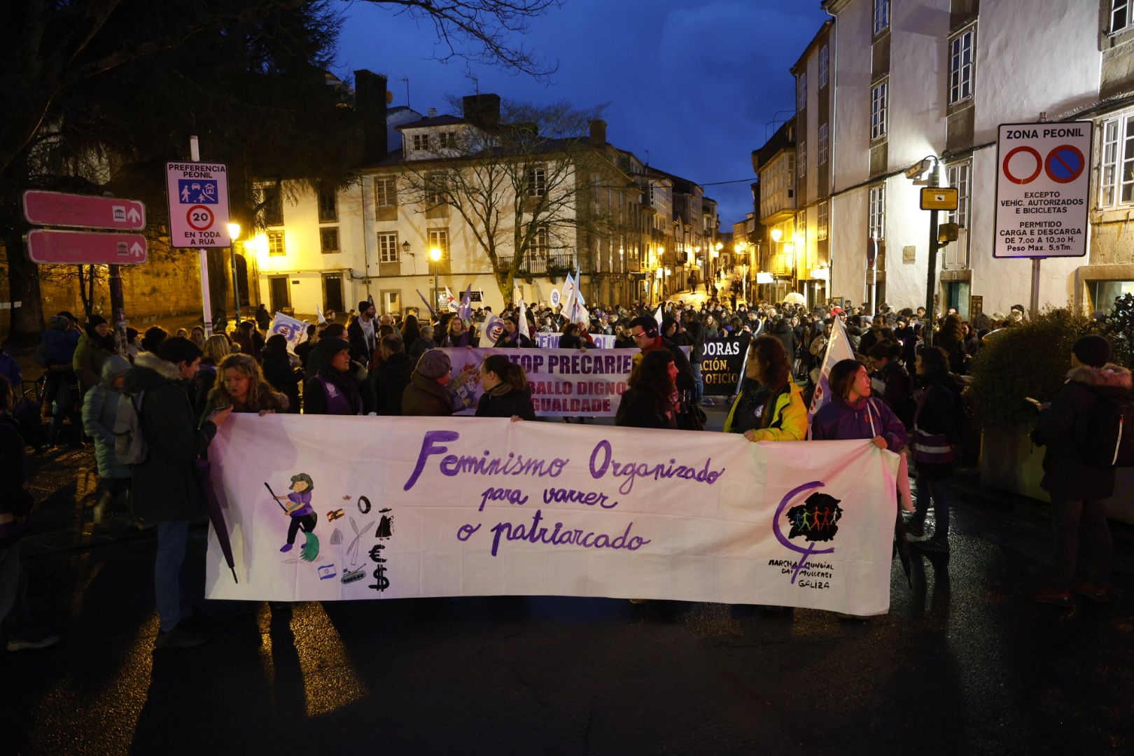 Manifestación del 8M en Santiago