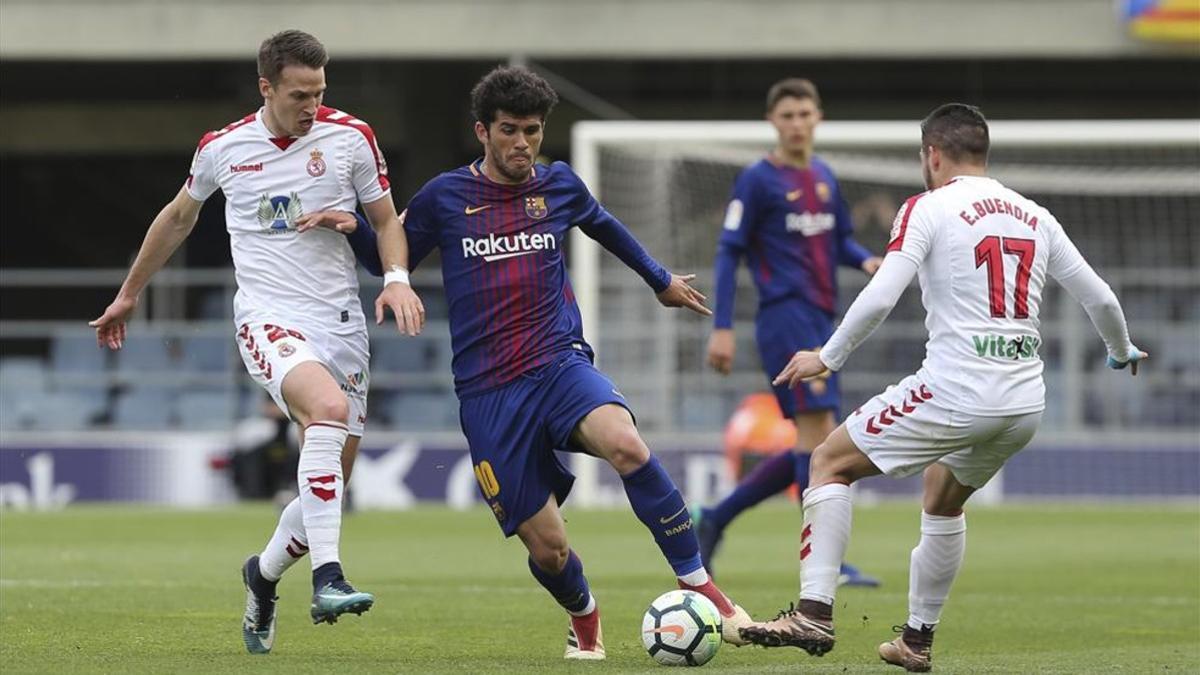 Aleñá es uno de los futbolistas que debe liderar al Barça B en estas cinco jornadas