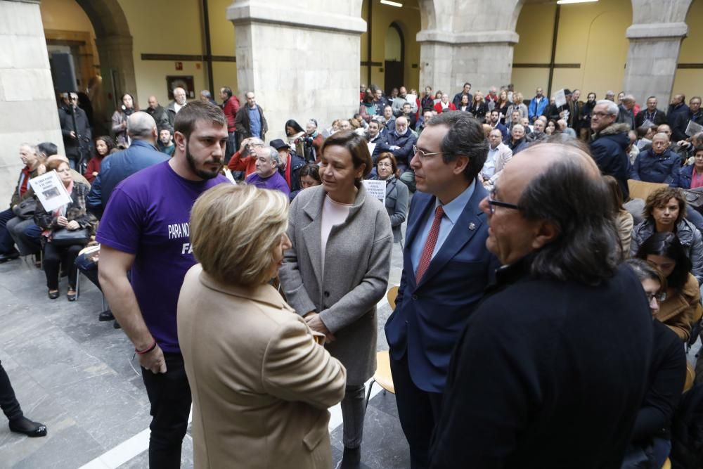 Gijón alza la voz para exigir el comprometido plan de vías.