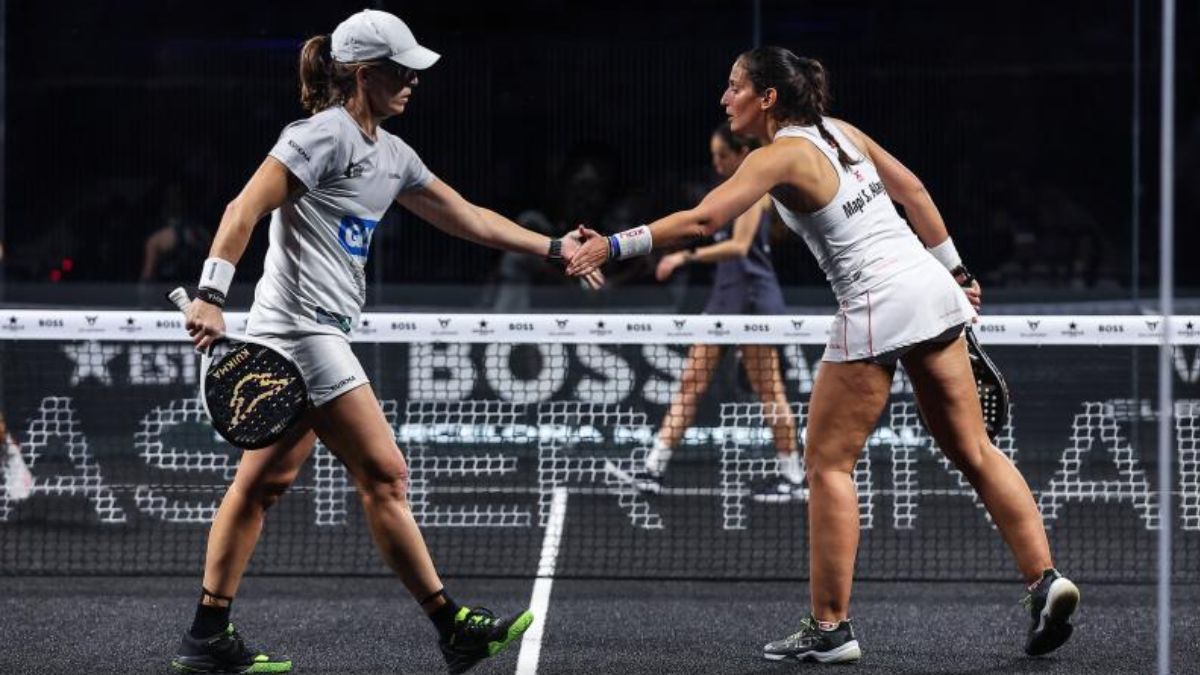 Mapi Sánchez Alayeto jugó su último partido junto a Lucía Sainz