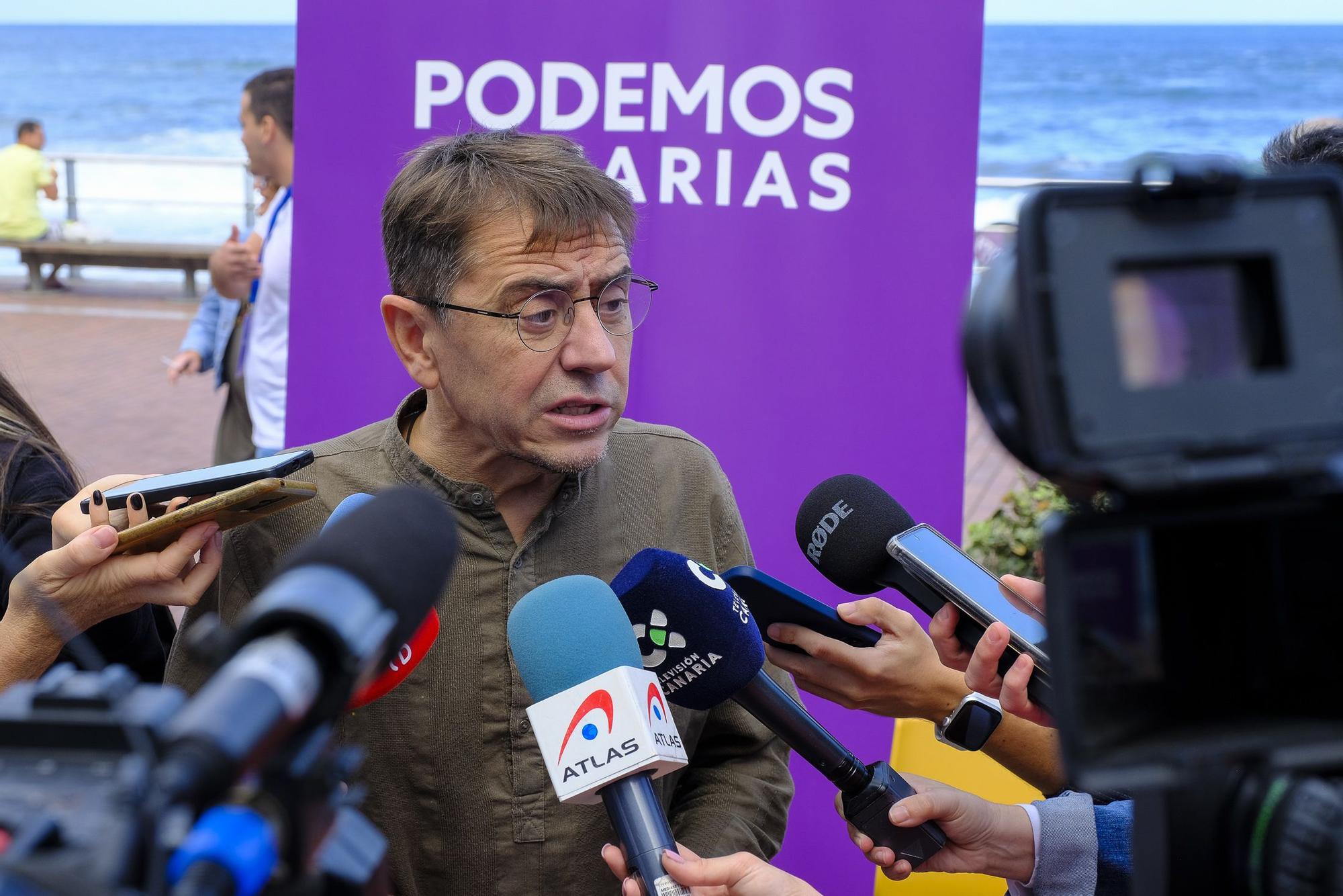 Presentación en Las Palmas de Gran Canaria de las candidaturas de Podemos