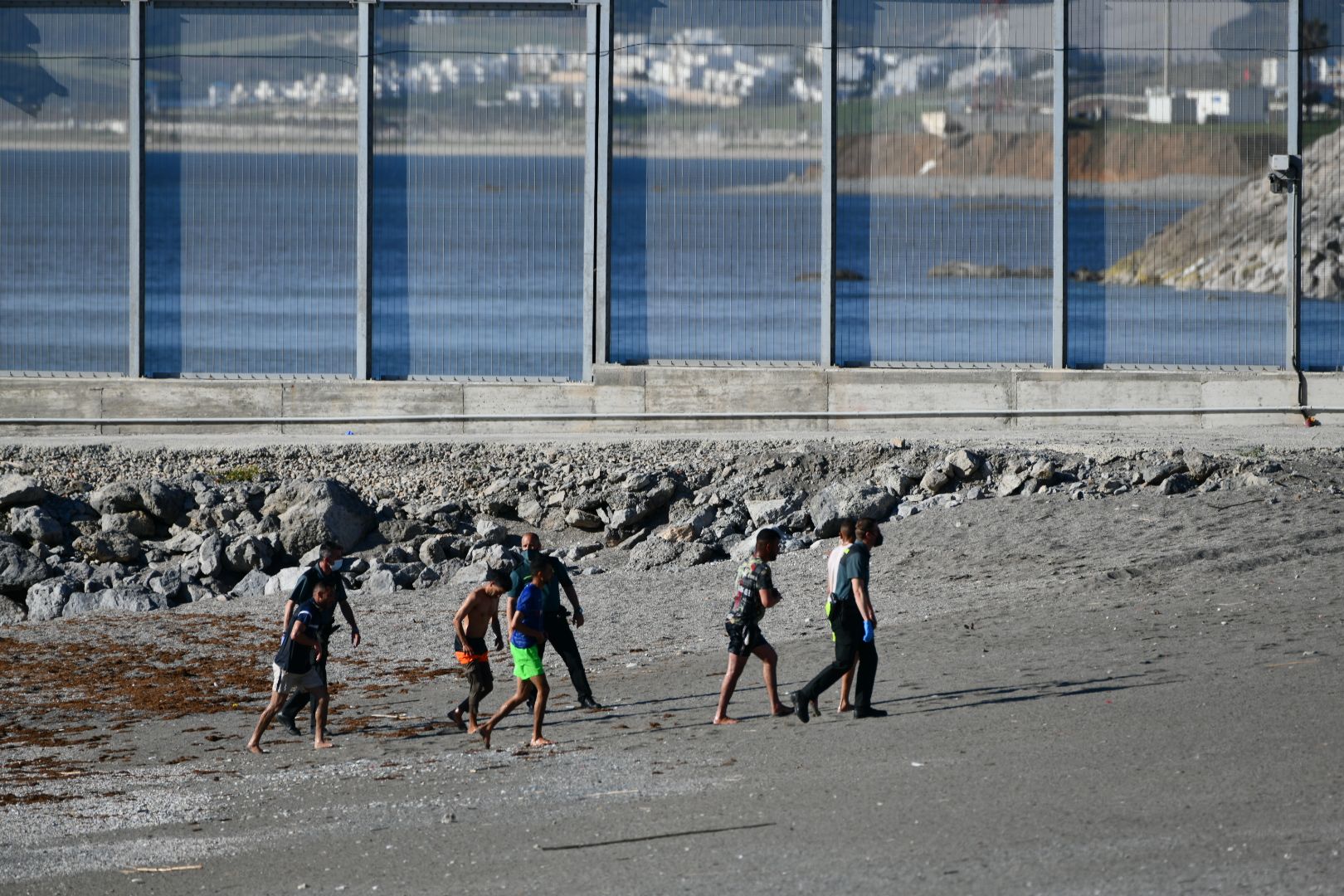 Ceuta vive uno de los episodios de entrada masiva de inmigrantes más numeroso de los últimos años