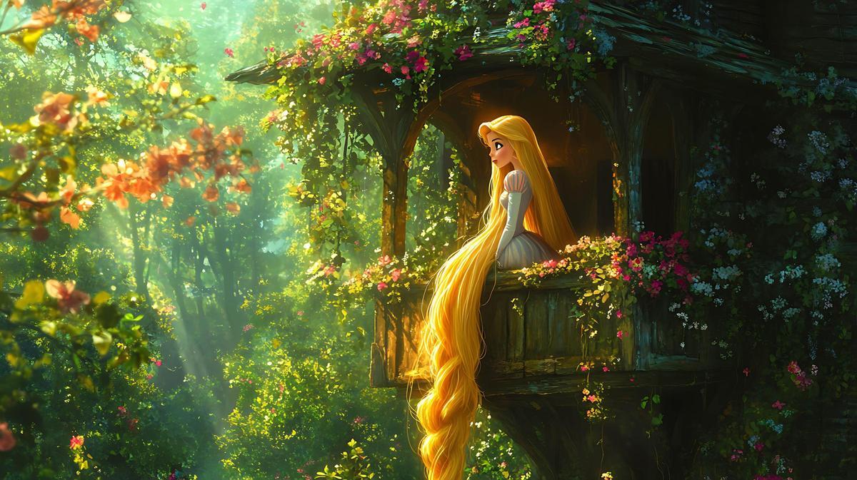 La princesa Rapunzel