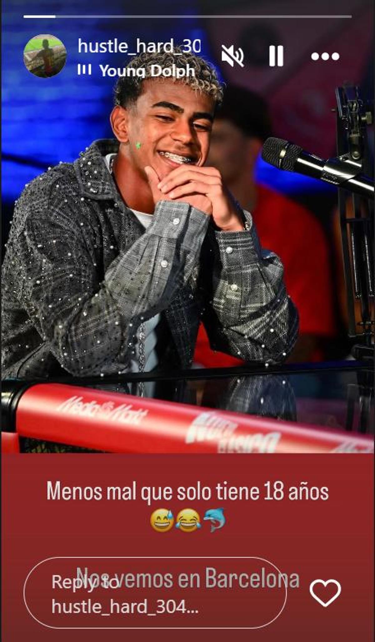 El padre de Lamine Yamal, en Instagram