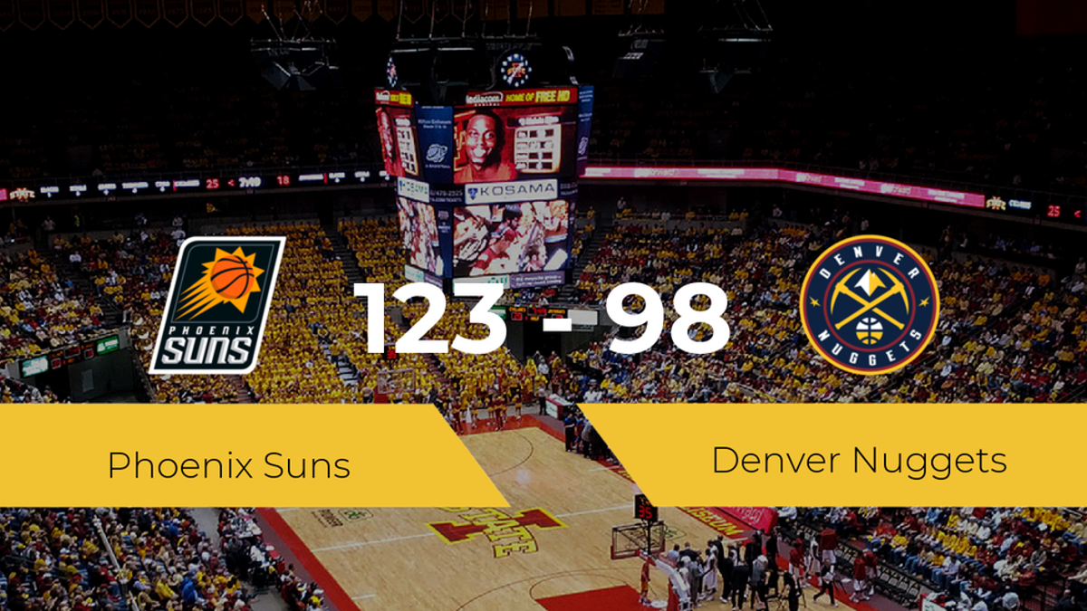 Phoenix Suns logra la victoria frente a Denver Nuggets por 123-98