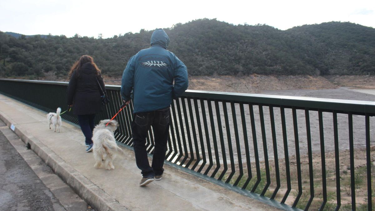 El pantà de Darnius-Boadella.