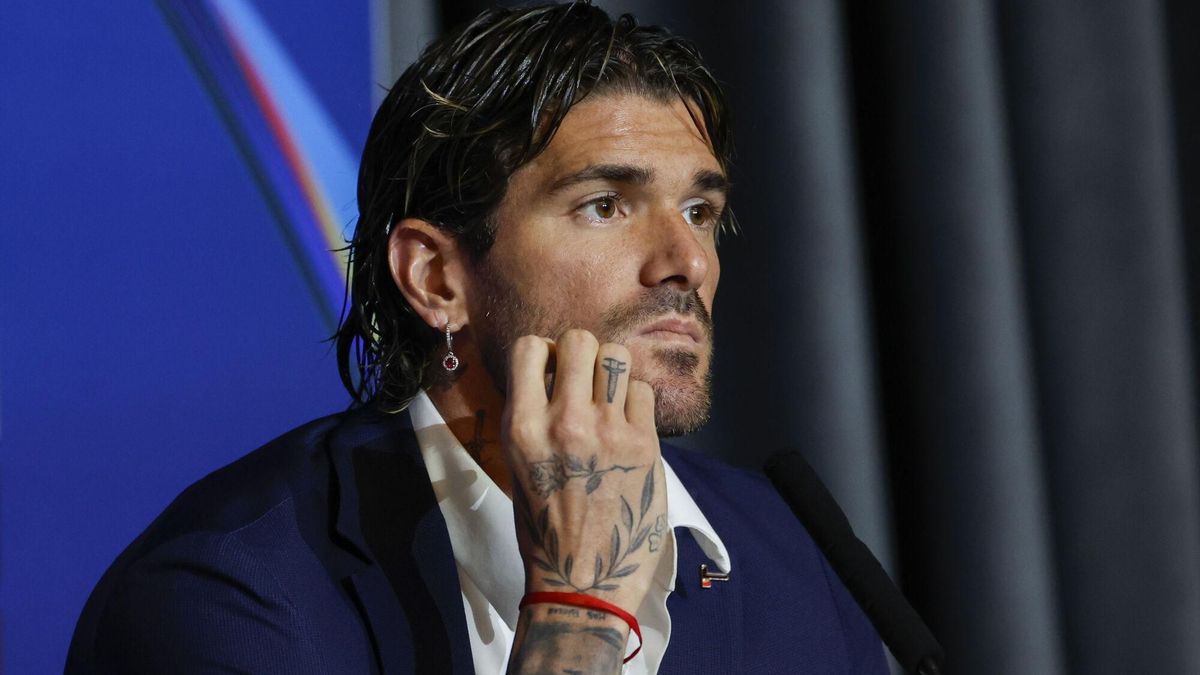 Rodrigo de Paul, en la previa del Atlético-Real Madrid.