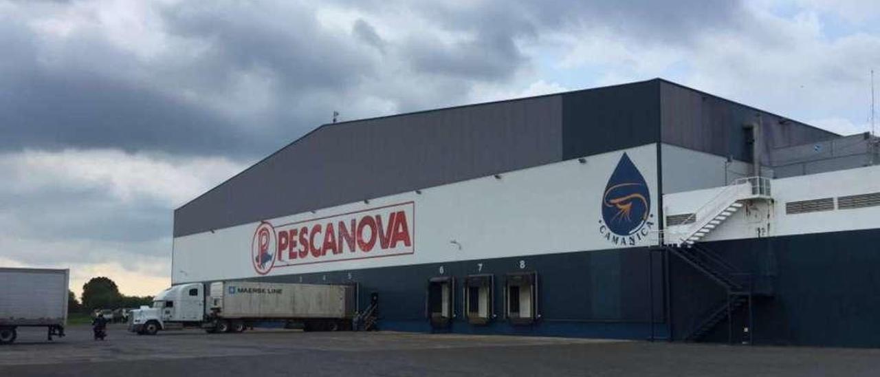 Exterior de la planta que tiene Pescanova en Chinandega (Nicaragua). // @gleznacho