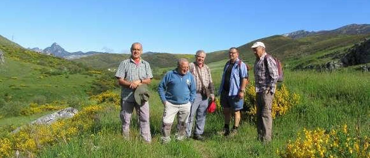 Senderistas en la ruta.